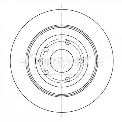 спирачен диск BORG & BECK         