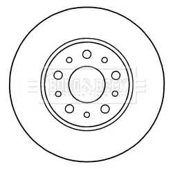 спирачен диск BORG & BECK         
