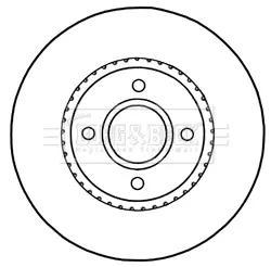 спирачен диск BORG & BECK         