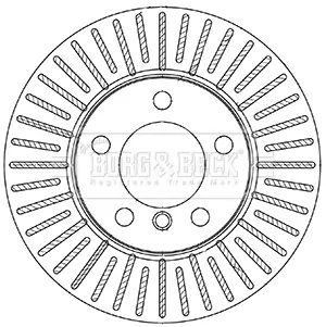 спирачен диск BORG & BECK         