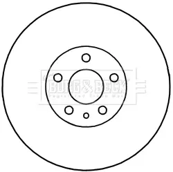 спирачен диск BORG & BECK         