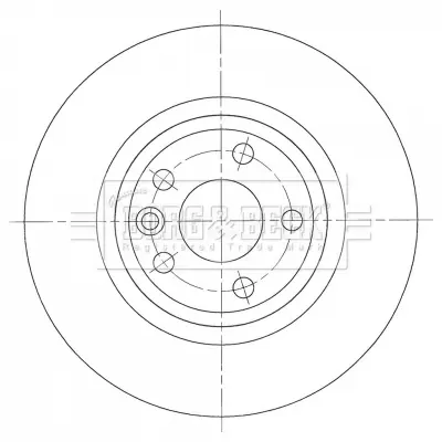 спирачен диск BORG & BECK         