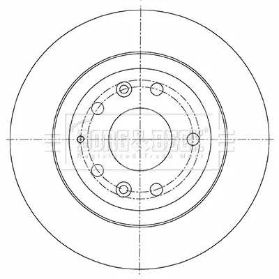 спирачен диск BORG & BECK         