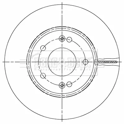 спирачен диск BORG & BECK         
