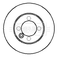 спирачен диск BORG & BECK         