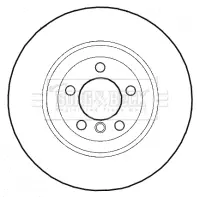 спирачен диск BORG & BECK         