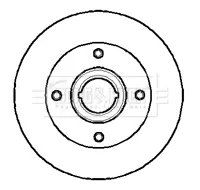 спирачен диск BORG & BECK         