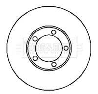 спирачен диск BORG & BECK         