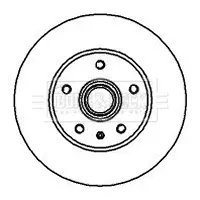 спирачен диск BORG & BECK         