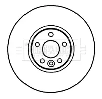 спирачен диск BORG & BECK         
