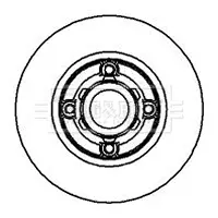 спирачен диск BORG & BECK         