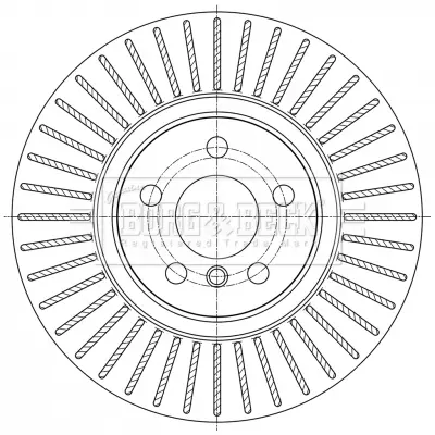 спирачен диск BORG & BECK         