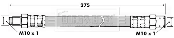 спирачен маркуч BORG & BECK         