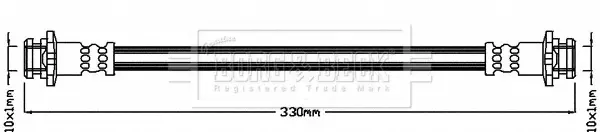 спирачен маркуч BORG & BECK         