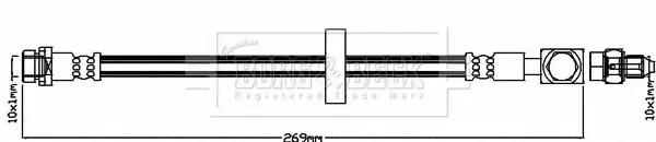 спирачен маркуч BORG & BECK         