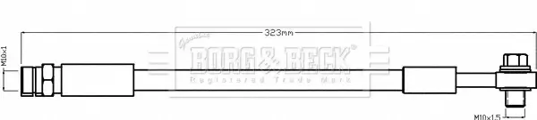 спирачен маркуч BORG & BECK         