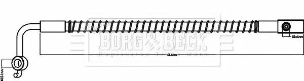 спирачен маркуч BORG & BECK         