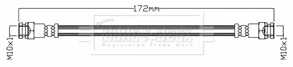 спирачен маркуч BORG & BECK         