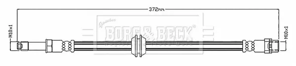 спирачен маркуч BORG & BECK         