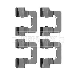 комплект принадлежности, дискови накладки BORG & BECK         