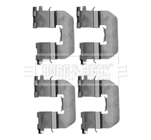 комплект принадлежности, дискови накладки BORG & BECK         