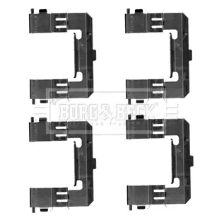 комплект принадлежности, дискови накладки BORG & BECK         