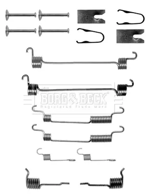 комплект принадлежности, спирани челюсти BORG & BECK         