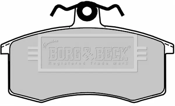 Комплект спирачно феродо, дискови спирачки BORG & BECK