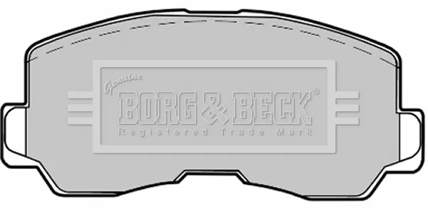 Комплект спирачно феродо, дискови спирачки BORG & BECK