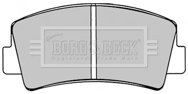 Комплект спирачно феродо, дискови спирачки BORG & BECK