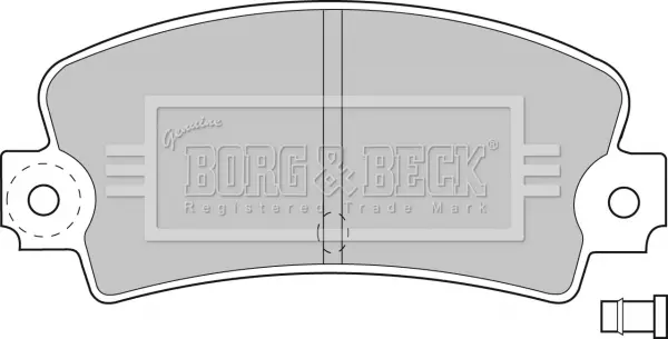 Комплект спирачно феродо, дискови спирачки BORG & BECK