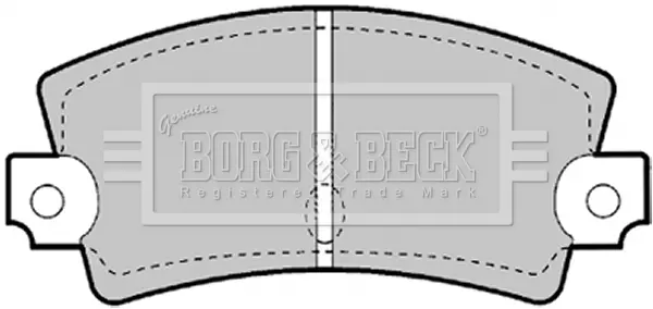 Комплект спирачно феродо, дискови спирачки BORG & BECK