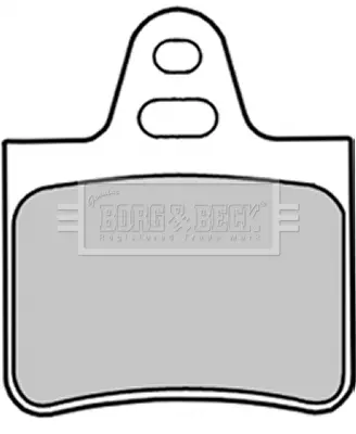 Комплект спирачно феродо, дискови спирачки BORG & BECK