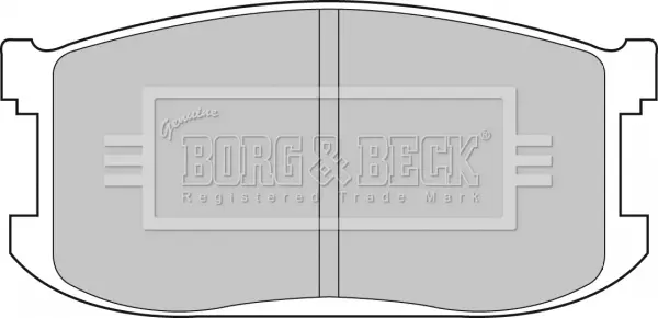 Комплект спирачно феродо, дискови спирачки BORG & BECK