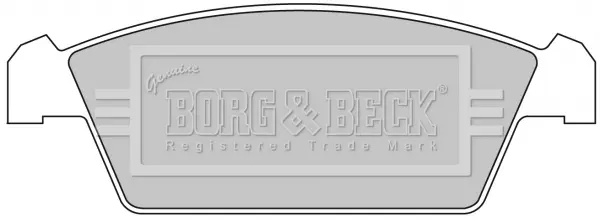 Комплект спирачно феродо, дискови спирачки BORG & BECK