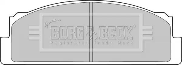 Комплект спирачно феродо, дискови спирачки BORG & BECK