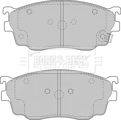 Комплект спирачно феродо, дискови спирачки BORG & BECK