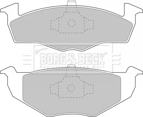 Комплект спирачно феродо, дискови спирачки BORG & BECK