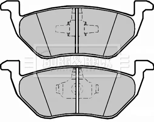 комплект спирачно феродо, дискови спирачки BORG & BECK         