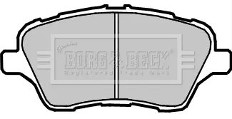 комплект спирачно феродо, дискови спирачки BORG & BECK         