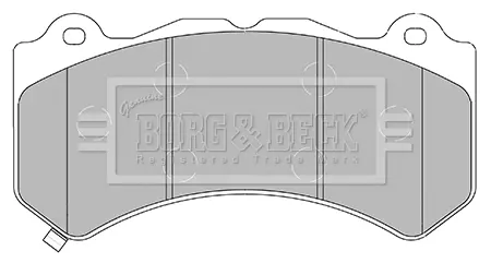 Комплект спирачно феродо, дискови спирачки BORG & BECK