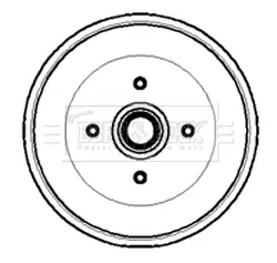 спирачен барабан BORG & BECK         