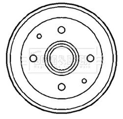 спирачен барабан BORG & BECK         