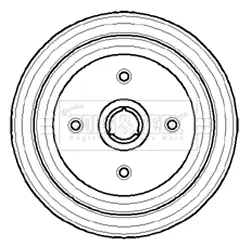 спирачен барабан BORG & BECK         