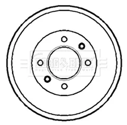 спирачен барабан BORG & BECK         