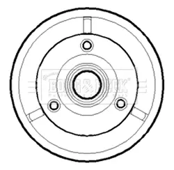 спирачен барабан BORG & BECK         