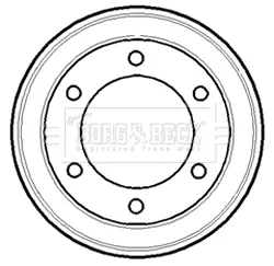 спирачен барабан BORG & BECK         