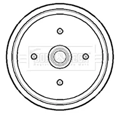 спирачен барабан BORG & BECK         
