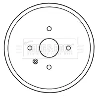 спирачен барабан BORG & BECK         