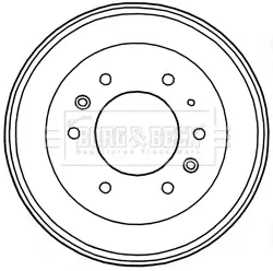 спирачен барабан BORG & BECK         